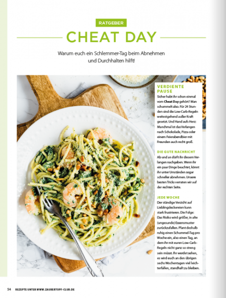 ZauberTopf Gold-Edition 01/2022 "Einfach Abnehmen mit Low Carb"