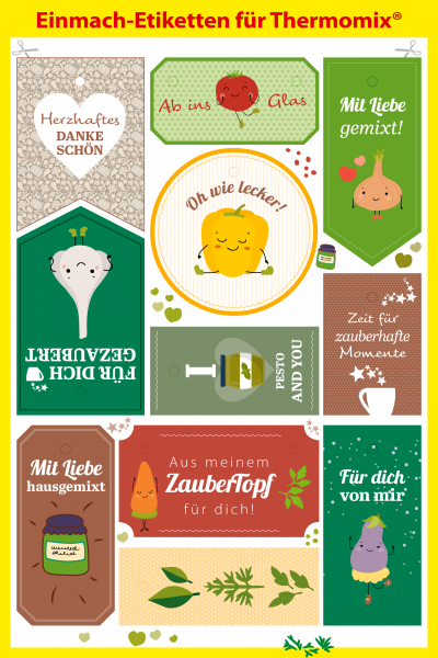 ZauberTopf - Einmach-Etiketten Thermomix®