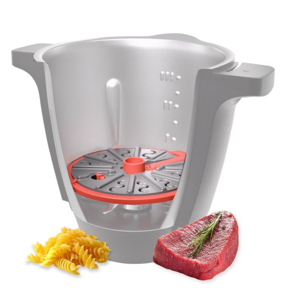 WunderPlate® (mit Träger) | Messerabdeckung für WunderPeeler Monsieur Cuisine