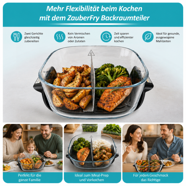ZauberFry | Backraumteiler Set für Ninja CRISPi 4-in-1