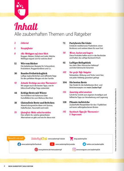 ZauberTopf Gold-Edition "Brot Backen" 03/2019