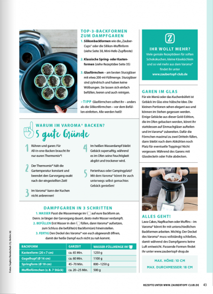 ZauberTopf Gold-Edition "Backen" 04/2021